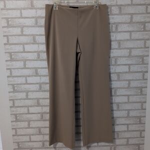 NWOT The Limited Dress Pants Women Sz 10 Stretch Brown Trousers Wide Leg